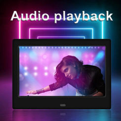 7inch HD LED Digital Photo Frame Electronic Photo Album Support USB/MMC/SD/MS Card 800*480 Alarm Clock with Remote Control Gift