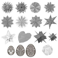 Piggy Craft metal cutting dies cut die mold 3D folding shape series Scrapbook paper craft knife mould blade punch stencils dies