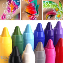 1PC Colorful Facial and Body Paint Sticks - Waterproof, Gentle Texture, Long-lasting, Suitable for Party, Ideal for Women's Gift