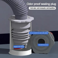 1Pcs Multi size Silicone Drains Sewer Pipe Sealing Ring Anti-odor Kitchen Washing Machine Hose Connector Floor Drain Plug