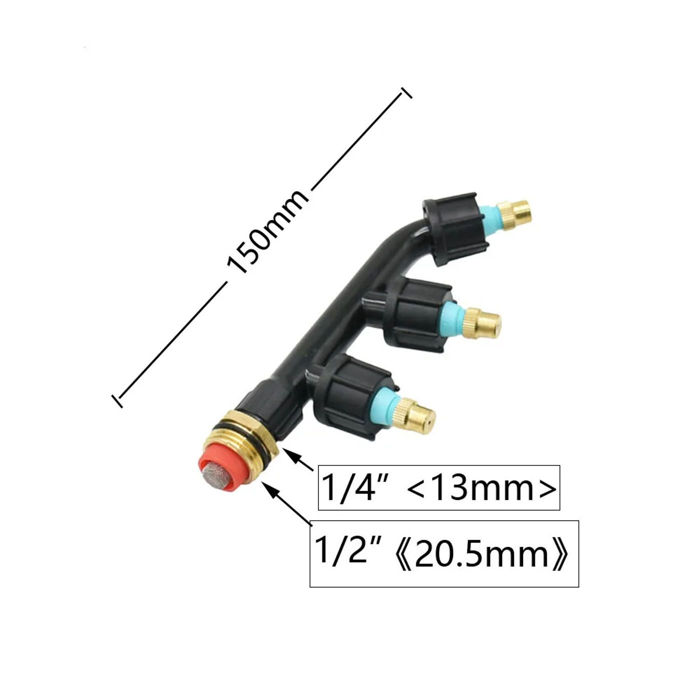 Description Picture 6 of itemAgricultural Copper Atomizing Sprayer Nozzle Single/Double/Three Nozzle Head Garden Lawn Irrigation Pesticide Spraying Sprinkler