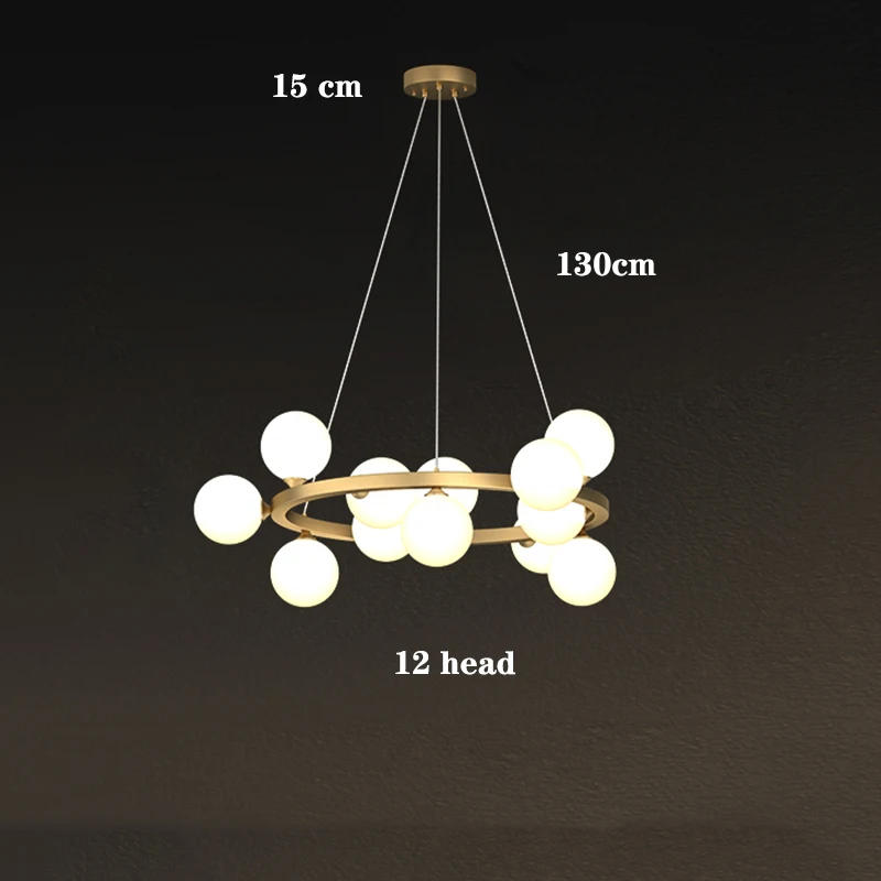 Description Picture 3 of itemModern home decor led lights pendant light lamps for living room Chandeliers for dining room hanging light indoor lighting
