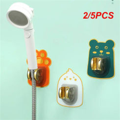 2/5PCS Childrens Shower Head Holder Adjustable Angle Universal Shower Head Seat Base Adjustable Shower Fixed Shower Bracket
