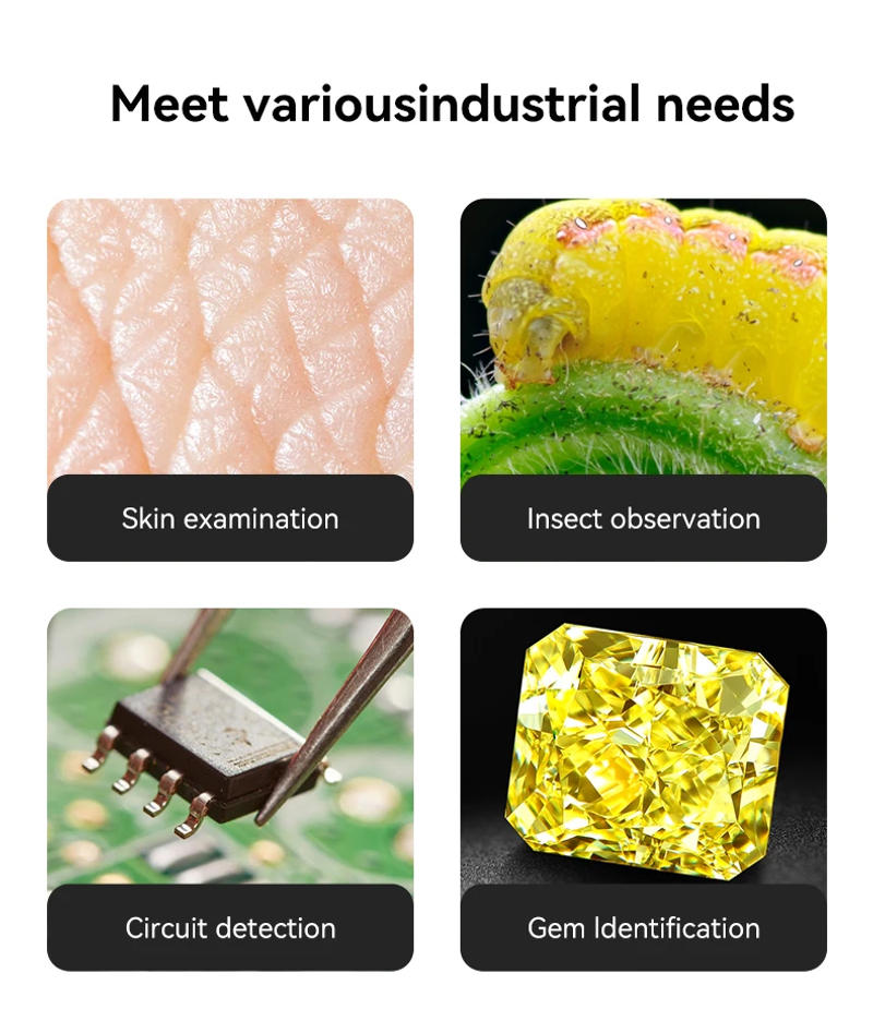 Description Picture 4 of itemHandheld Digital Microscope 1600X Magnification USB Microscopes Camera for Adults Kids with 8led Coin Magnifier for IOS Android