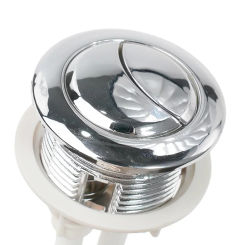 Round Toilet Push Button Loo Water Saving Water Tank Double Crescent 38/48/58mm Universal WC Dual Push Flush Home