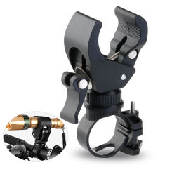 Flashlight Clamp Holder Grip Bracket Handlebar Bike Stand LED Bicycle Torch Mount