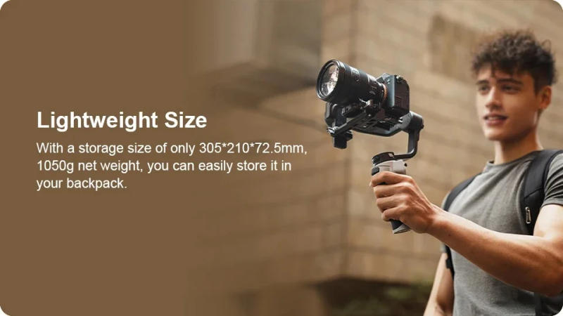 Description Picture 4 of itemZHIYUN CINEPEER Weebill 3E 3-Axis Handheld Camera Stabilizer Gimbal for DSLR Mirrorless Cameras for Video Shooting Vlogging