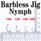 Barbless Jig nymph