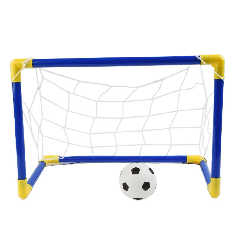 Description Picture 6 of itemIndoor Mini Folding Soccer Goal Post Net Set Pump Inflatable Kids Sport Toys For Indoor Outdoor Team Sports Soccer Accessories