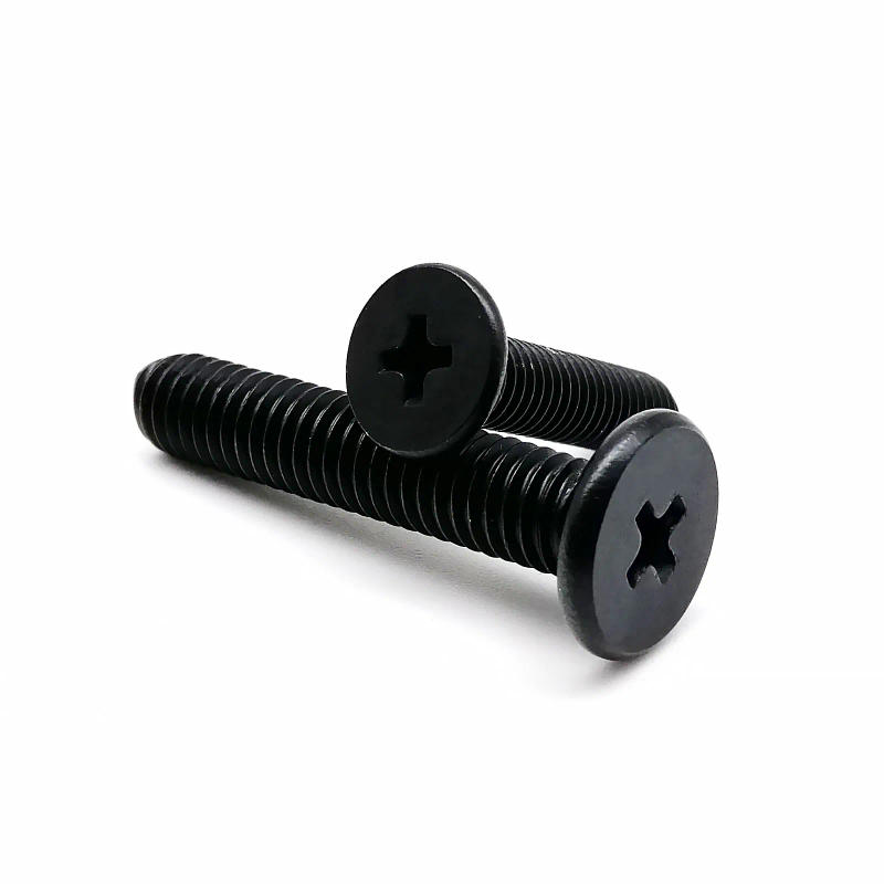 Description Picture 6 of itemCM M1.6 M2 M2.5 M3 M4 M5 M6 Black 304 Stainless Steel Laptop Computer Cross Phillips Ultra Thin Low Flat Wafer Head Bolt Screw