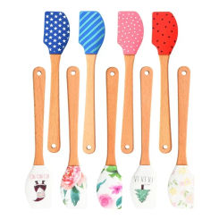Mini Silicone Spatula Cake Cream Spatula Split Butter Spatula Cake Decoration Tool Baking Accessories Kitchen Cooking Tool