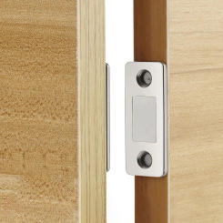 Wardrobe Door Closer Cabinet Lock Catches Latch Magnet Door Stopper Cupboard Ultra Thin Closures Furniture Fittings