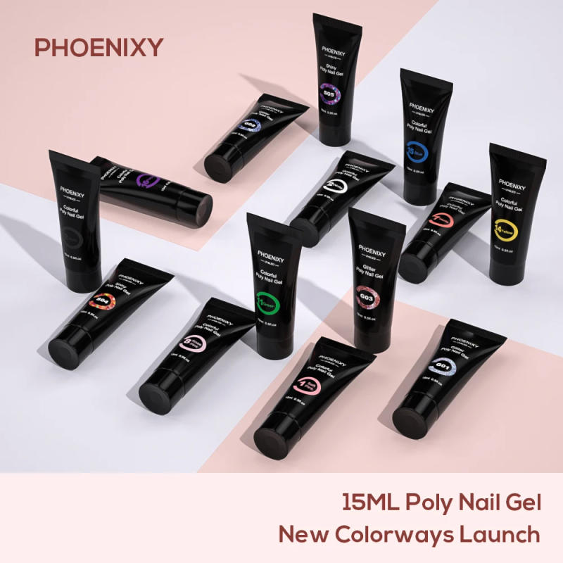 Description Picture 3 of itemPhoenixy Poly Nail Gel For Nails Extension Semi Permanent Acrylic Gel Varnish Quick Building Gel Polish Poly Nail Gel Extension