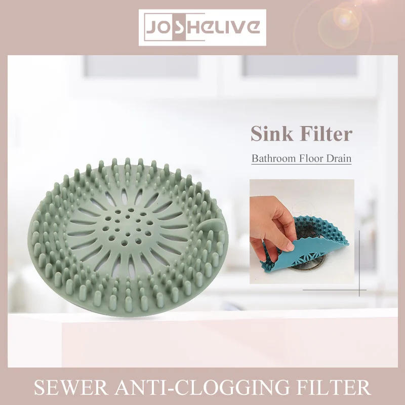 Description Picture 3 of itemBathroom Drain Hair Catcher Bath Stopper Plug Sink Strainer Filter Shower Smell Proof Shower Floor Siphon Drain Cover Kitchen