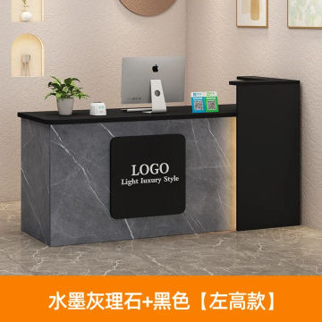 Simple Office Reception Desk Luxury Conference Lectern Supermarket Reception Desk Consul Standing Recepcion Reception Furniture