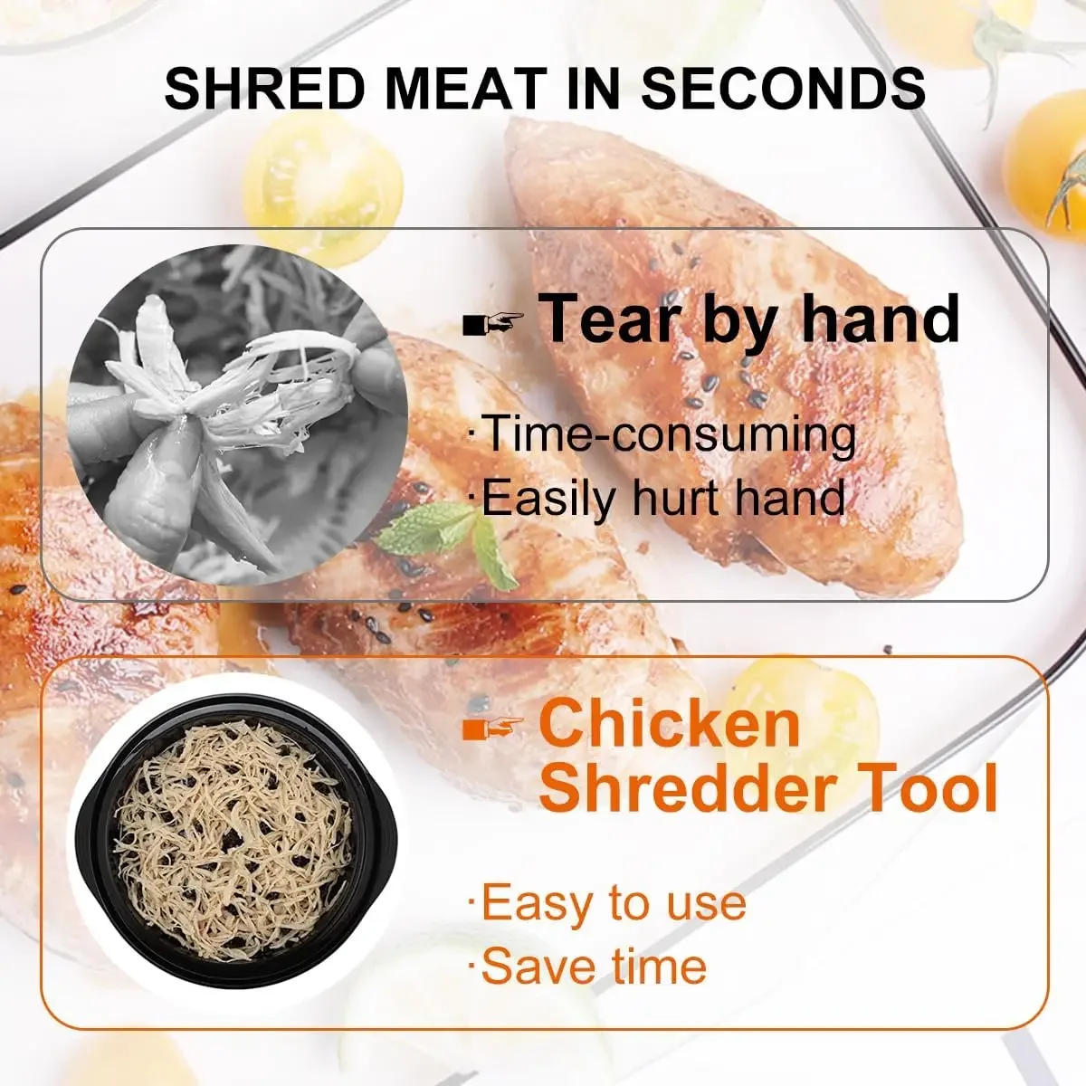 Description Picture 4 of itemMulti Functional Chicken Breast Meat Separator Meat Grinder Chicken Breast Meat Slicer Household Meat Slicer Meat Grinder