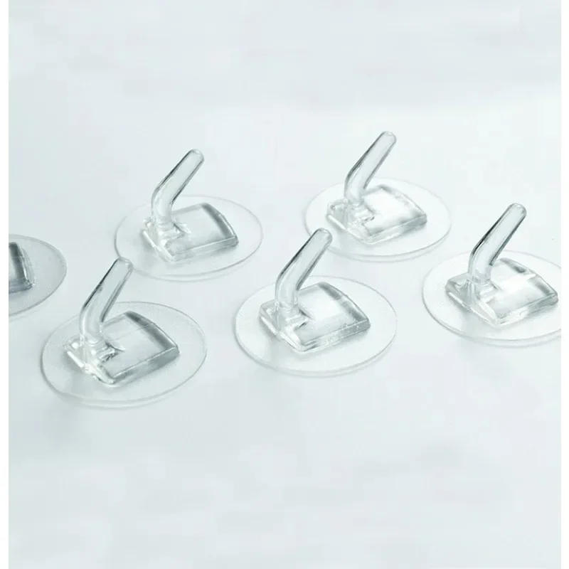 Description Picture 6 of itemPortable Transparent Self Adhesive Hooks Waterproof Door Wall Hangers Hooks Strong Heavy Load Rack Kitchen Bathroom Accessories