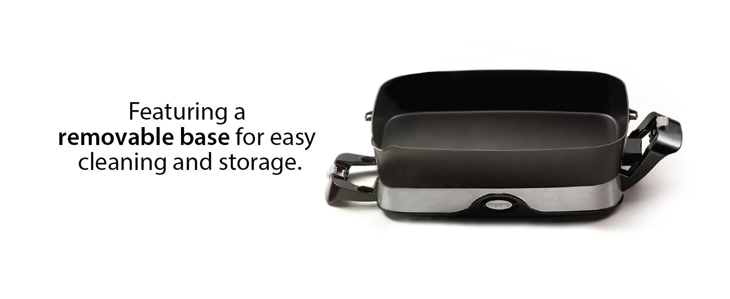 Description Picture 5 of item06857 16-inch Electric Foldaway Skillet, Black