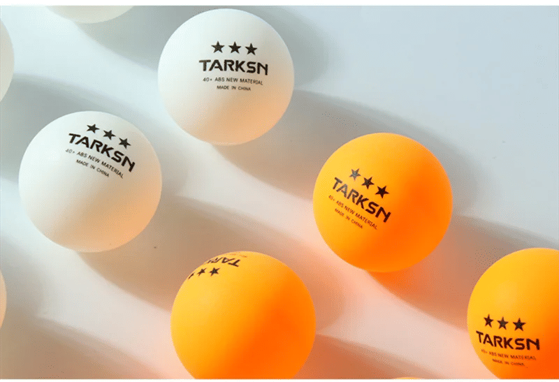 Description Picture 5 of item10pcs TARKSN 3 Star 40+ABS Material Table Tennis Balls 2.8g Ping Pong Ball for School Club Table Tennis Training