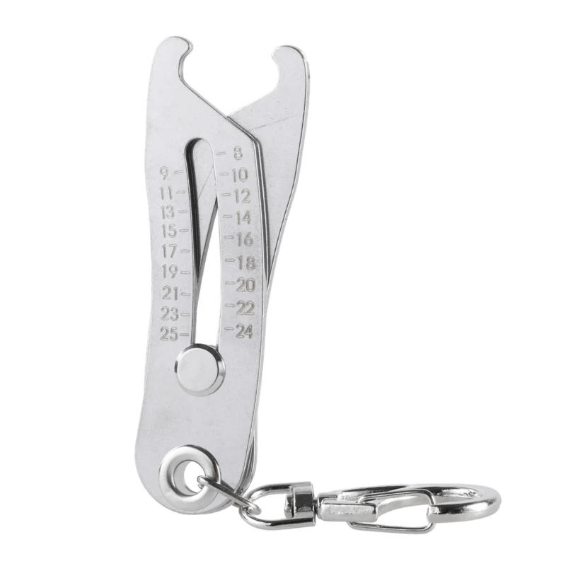 Description Picture 2 of itemPortable Precise Thread Size Checker Keychain Nut and Bolt Thread Checker Metric Bolt Size and Thread Identifiers Gauges