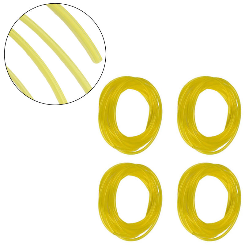 Description Picture 3 of item4Pcs Petrol Fuel Pipe Line Hose For Strimmers Trimmer Chainsaws Brushcutter Gas The Real Color Of The Item May Be Slightly