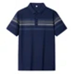 Fashion Lapel Button All-match Business Polo Shirts Men's Clothing 2024 Summer New Oversized Casual Pullovers Korean Tee Shirt