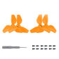 Orange propeller