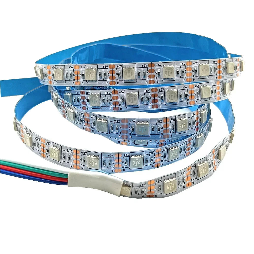 Description Picture 4 of item8MM Width DC 5V LED Strip 2835 60LEDs/m 1 LED Per Cut Flexible Tape IP20 No Waterproof Warm Natural Cool White 5M