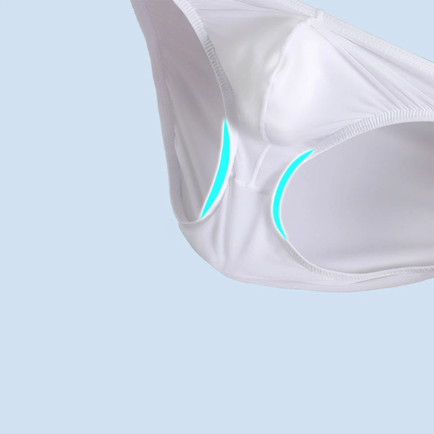 Description Picture 5 of itemIce Silk Underwear Mens Sexy Solid Briefs Low-Rise Panties Breathable Shorts U Convex Pouch Underpants Erotic Lingerie