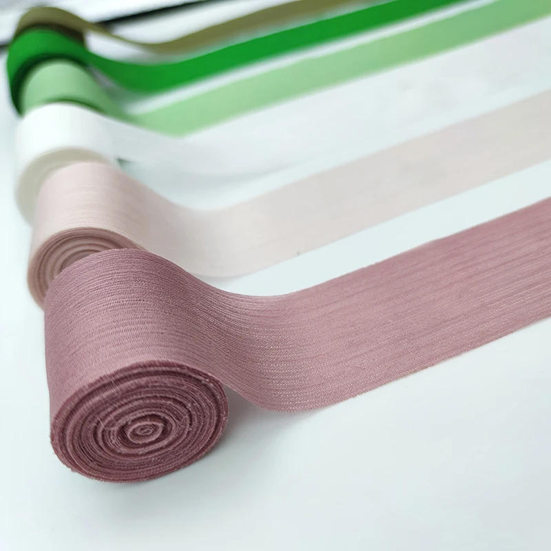 Description Picture 5 of itemSilver Sparkling Yarn Ribbon Chiffon Wedding Wrinkle Mesh Accessories Bright Silk Wrinkle Gift Box Flower Bundle Packaging