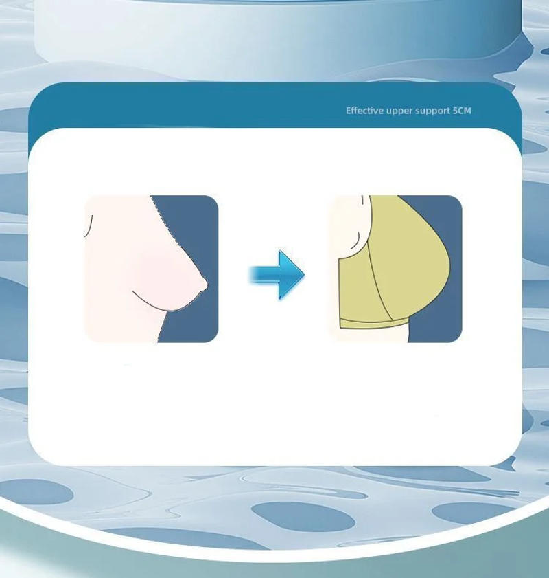 Description Picture 5 of itemUltra-thin Ice Silk Padded Bra Seamless Underwear Women's Thin Section Sling Beautiful Back Vest Tops Big Chest Small Sleep Bra