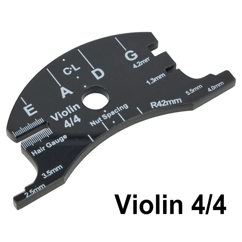 Description Picture 6 of itemViolin Bridges Template Plastic Templates Multi-functional Full Size Cello Bridge Repair Tools Music Instrument Accessories