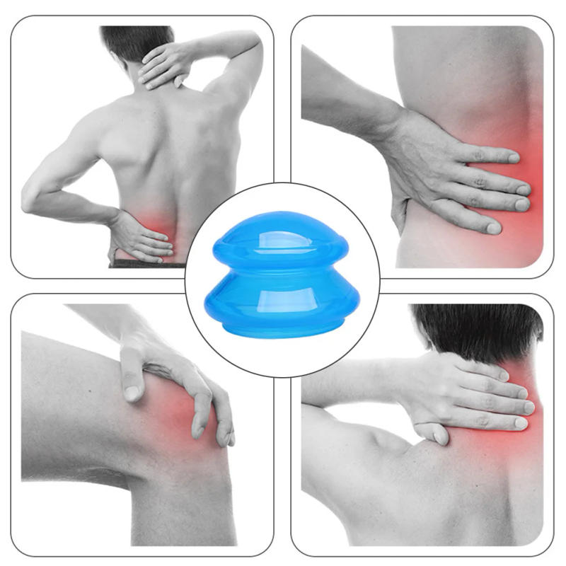 Description Picture 6 of itemSilicone Vacuum Cupping Set Massage Body Cups Back Gua Sha Ventosas Suction Cup Anti-Cellulite Skin Lift Physiotherapy Jars Slim