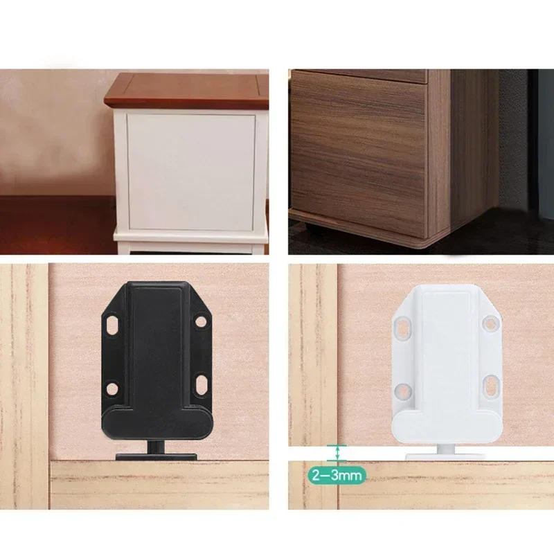 Description Picture 6 of item4*Push To Open Catch Door Latch Kitchen Cabinet Touch Release Drawer Cupboard Home Lock Latches Bolts Tool Hardware