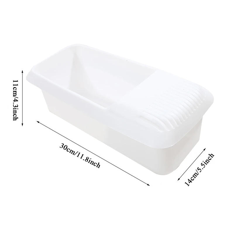 Description Picture 6 of itemMicrowave Noodles Pasta Cooker With Strainer Plastic Spaghetti Vegetable Steamer Dishwasher Kitchen Accessories No scale lines