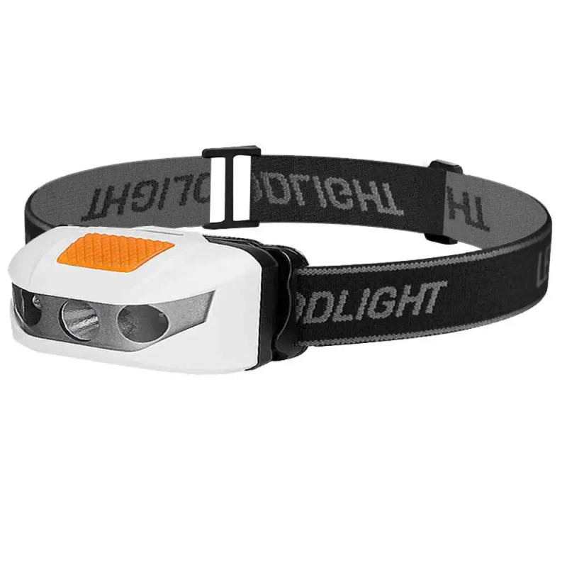 Description Picture 3 of itemMini Headlight Use 2 AAA Battery Powered Red Light Flash White Headlamp LED Head Light Torch Emergency Lantern For Night Fishing