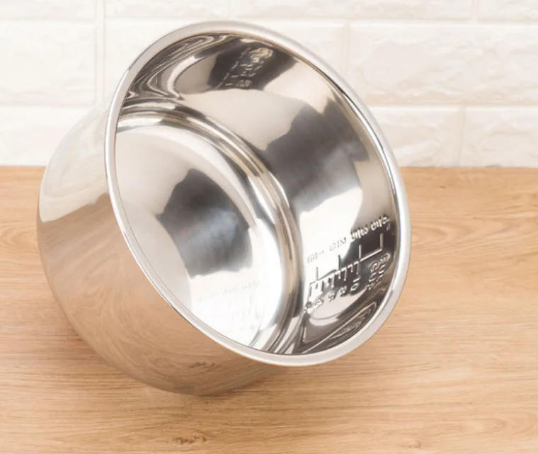 Description Picture 5 of itemElectric pressure cooker liner stainless steel 304 non-stick pan universal old-fashioned rice cooker lining