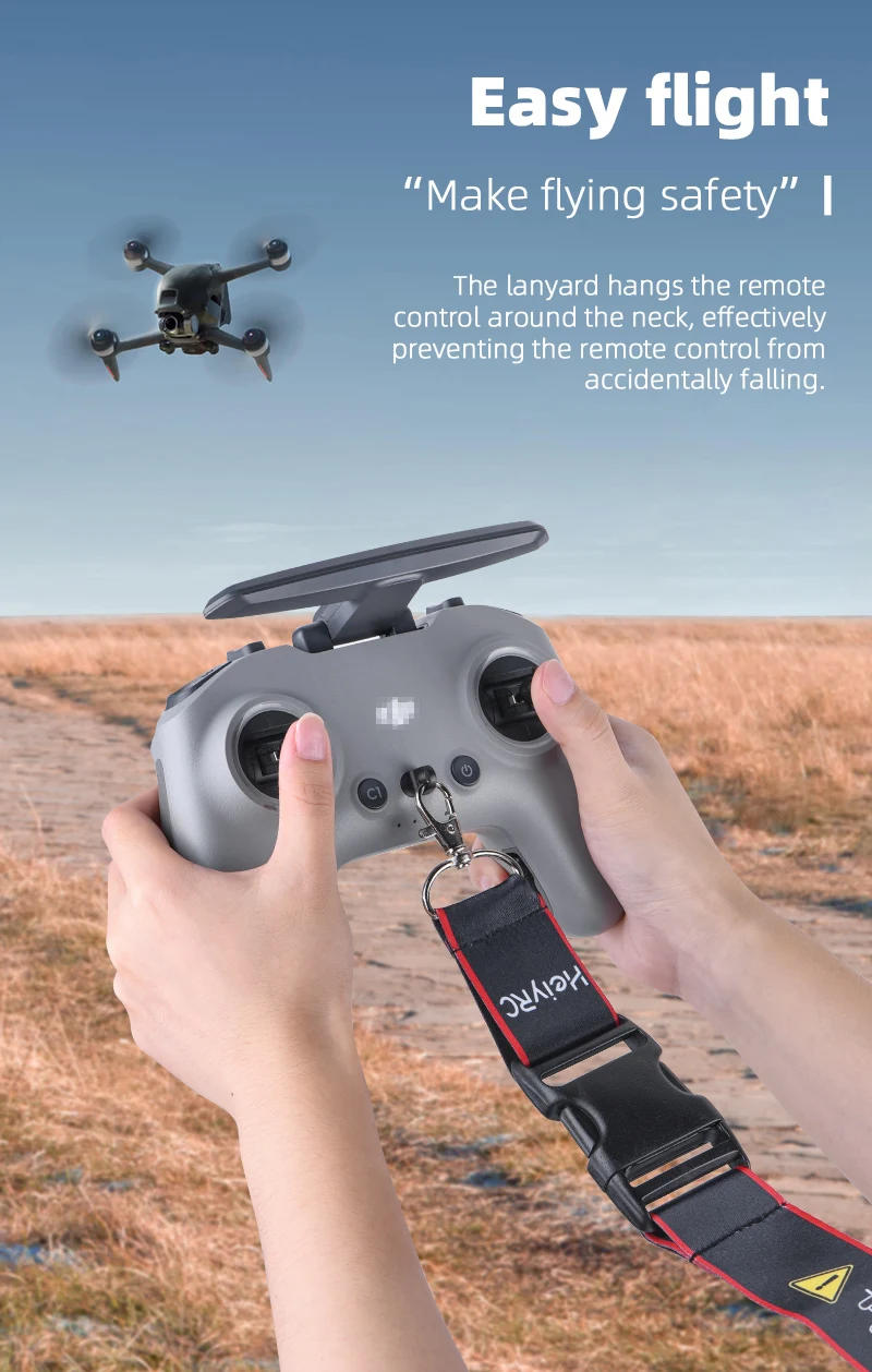 Description Picture 6 of itemWiden Lanyard for DJI Avata / FPV Remote Controller 2 Non-disturbance Neck Strap Hanging Shoulder Sling Drone Accessorie