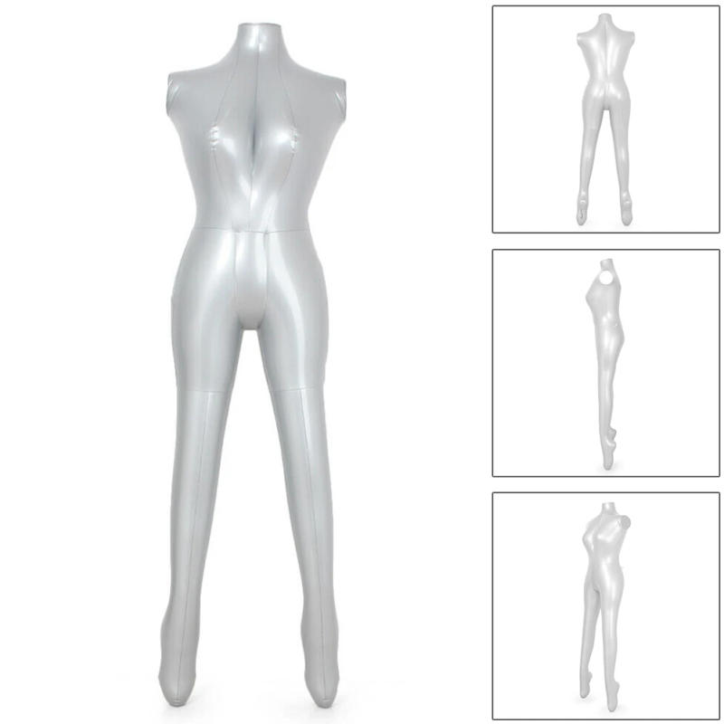 Description Picture 3 of itemModel Mannequin Female Flexible Display Dress Form Dummy Economical Inflatable PVC Adhesive Patch Portable Torso