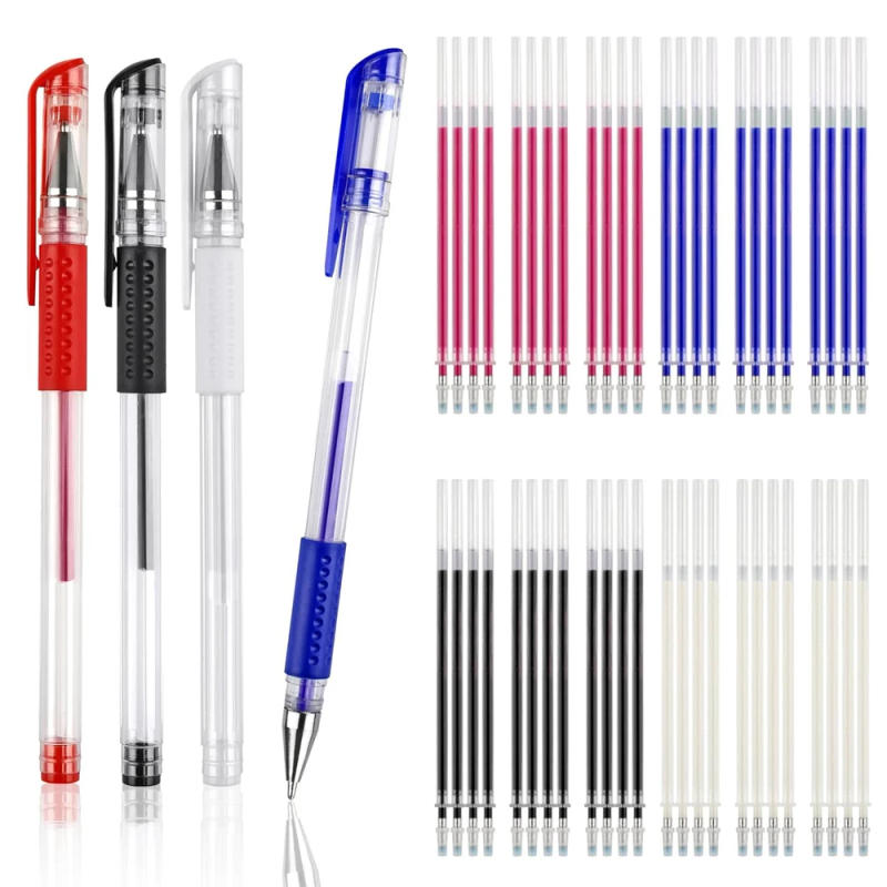 Description Picture 2 of item4PCS Heat Erasable Pens for Fabric with 8Refills Fabric Marking Pens Tailors Sewing Chalk Pencils for Sewing Quilting Embroidery