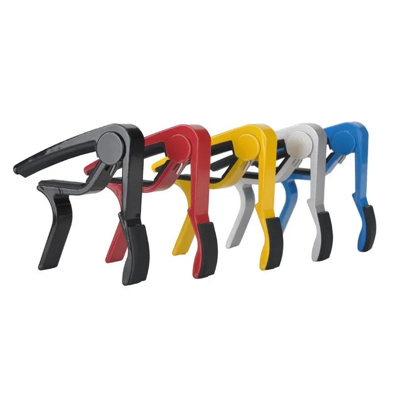 Description Picture 6 of itemGuitar Capos Electric Acoustic Guitar Capo Bass Violin Ukulele Capotraste Single-handed Tune Clamp Trigger 3 Colors Metal Capo