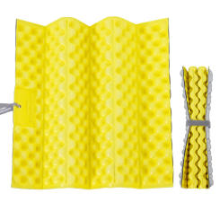 Soomloom Camping Folding Mat IXPE Aluminum Film Ultralight Outdoor Picnic Pad Moistureproof Waterproof Sitting Mat for Hiking