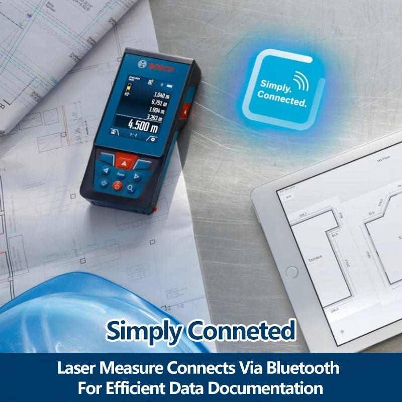 Description Picture 6 of itemBosch 100 Meters Laser Rangefinder Inbuilt Bluetooth Camera GLM 100-25 C Professional Hight Precise Laser Distance Measure