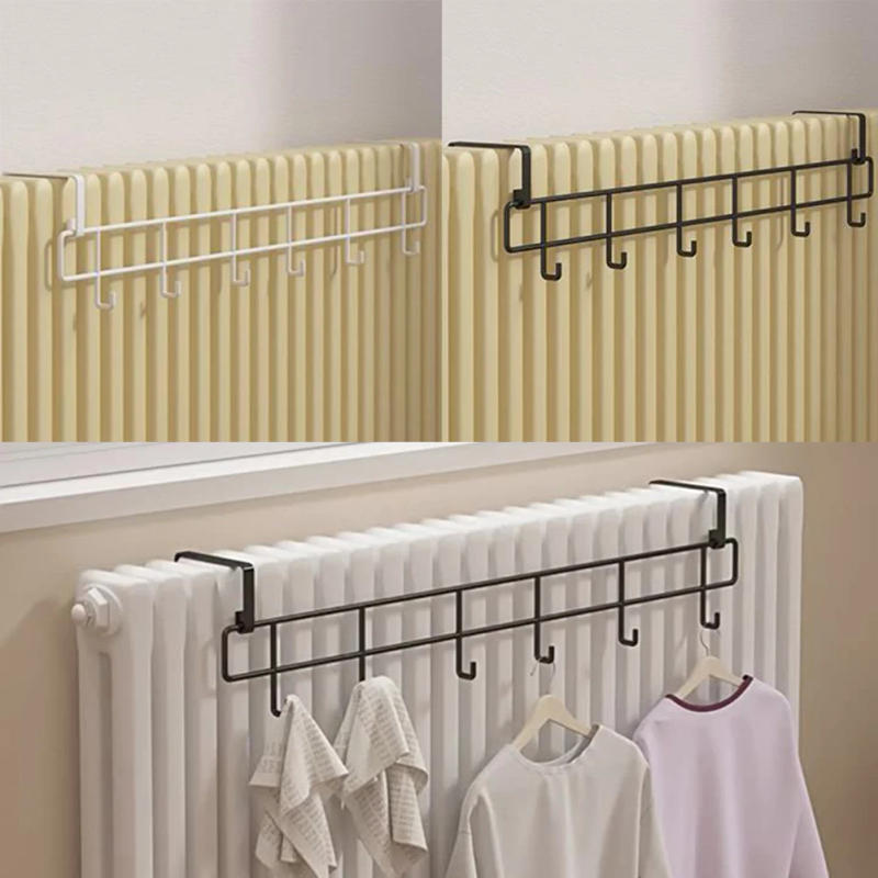 Description Picture 3 of itemRadiator Towel Rack Home Radiator Clothes Drying Rack Hook Heated Towel Rack Hook Rack Clothes Hanger Clothes Drying Rack