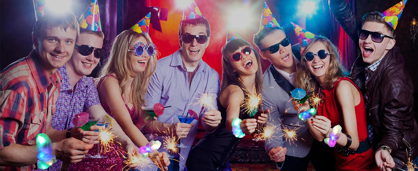 Description Picture 2 of item1pcs LED Light Up Scrunchies Double-layer LED Scrunchy Hair Ties Glow in The Dark Party Supplies Women Girls Neon Party Gifts