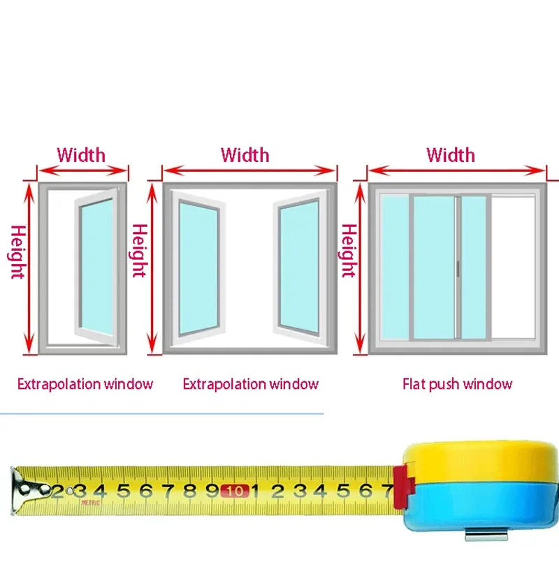 Description Picture 2 of itemCustomizable household mosquito screen, window mesh, self installed simple sliding curtain, window screen,White New Style