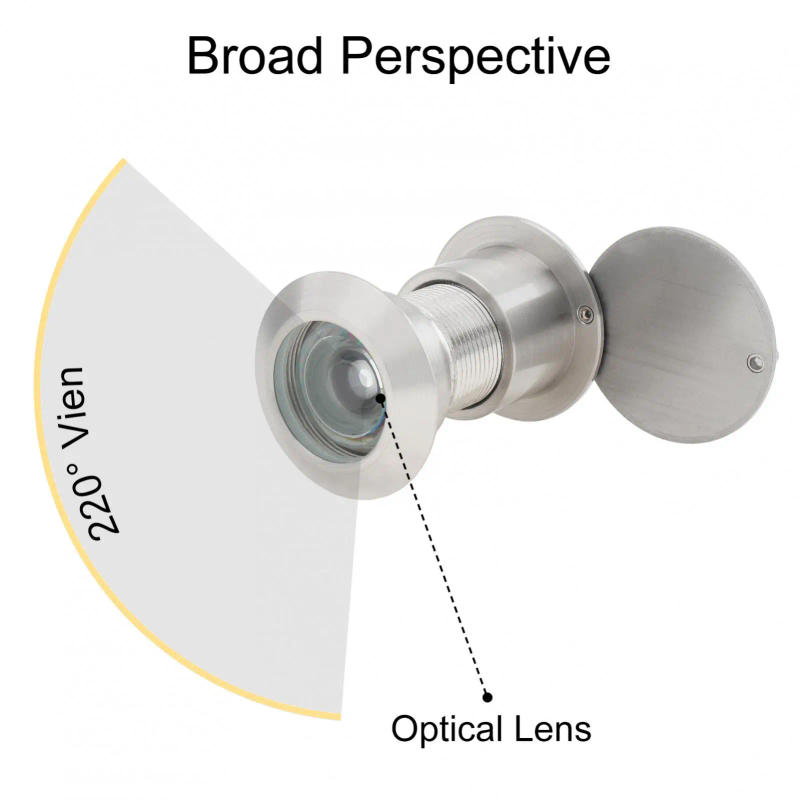 Description Picture 6 of item28mm 220 Degree Solid Brass Door Viewer Peephole Drill Bit for 1.56 to 2.24inch Doors Brushed Nickel Security Peek Peep Holes