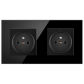 Doublel Socket black