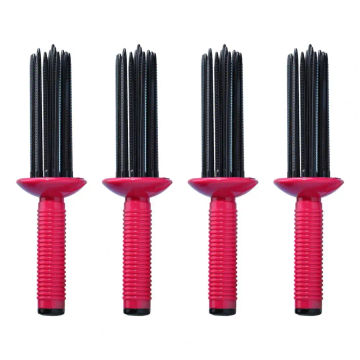 Fluffy Hair Brush Hair Styling Tool Hair Curling Roll Comb Set with 17 Comb Teeth for Fluffy Curly Volume Women's for Curls