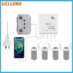 6in1 Charging Hub For DJI Neo Battery Charger Hub Controller Battery Smart Phone Charger For DJI Neo Drone Accessories